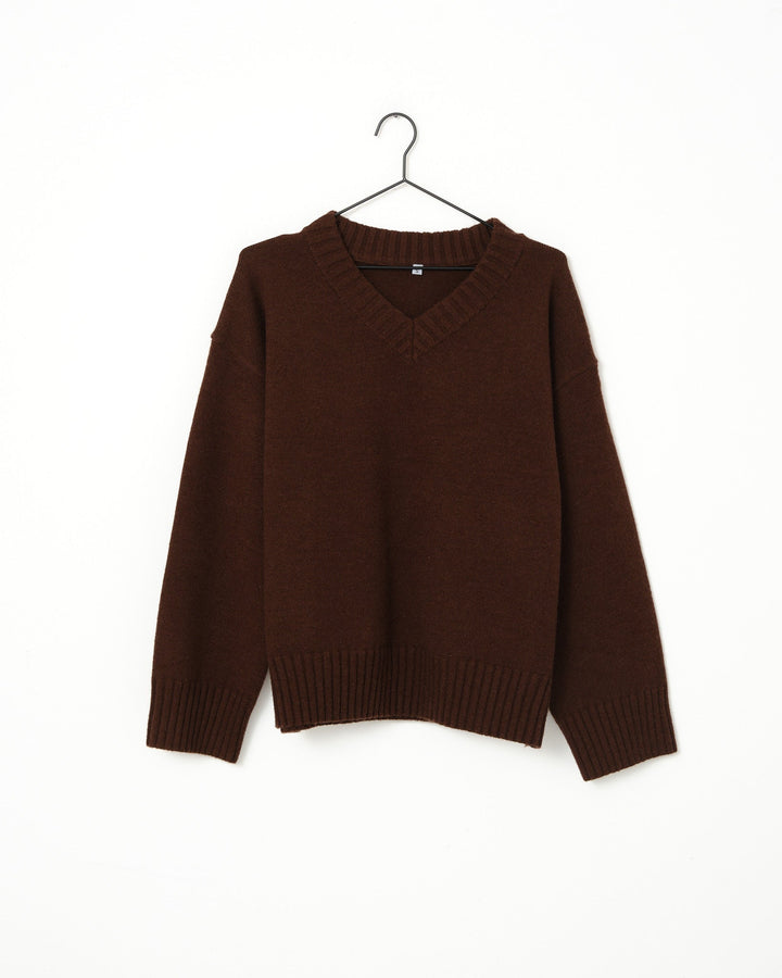 Bruin Klassieke Dames Trui voor Herfst in Bruin 6