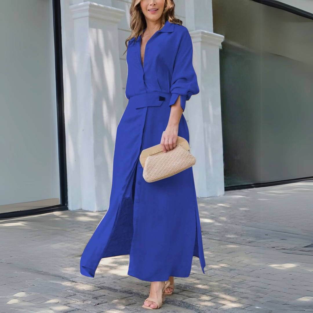 Casual Women's Wedding Guest Maxi in Blauw
