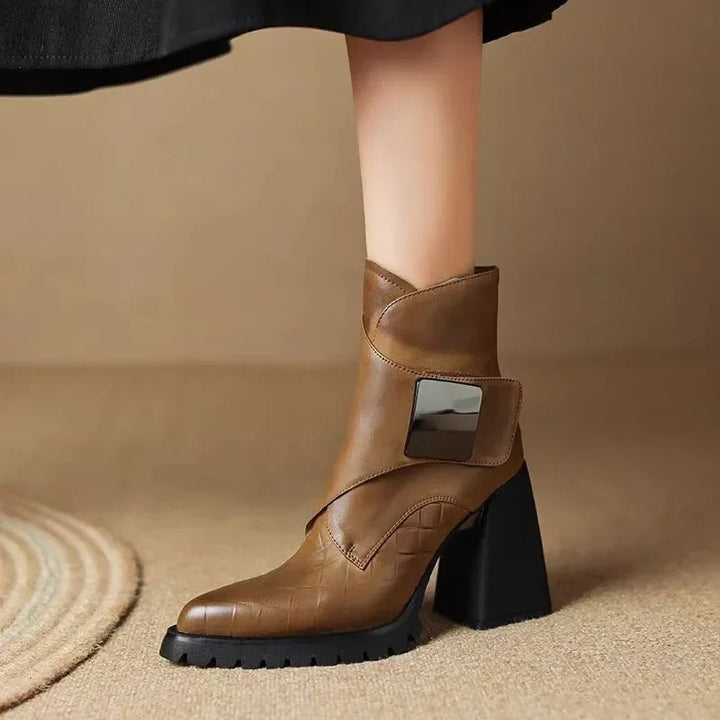 Comfortabele Veelzijdige Elegante Dames Laarzen in Khaki