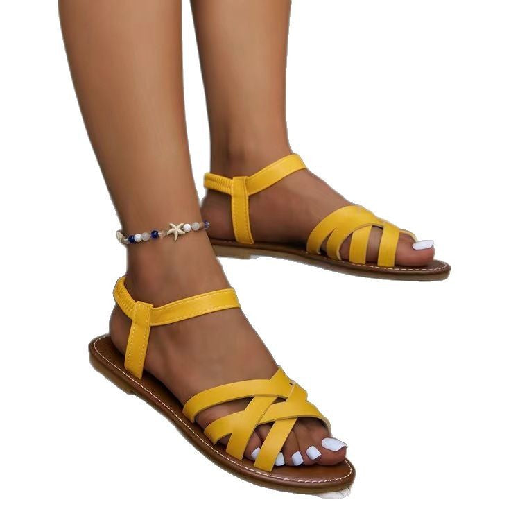Dames Comfortabele Leren Sandalen voor de zomer (6)