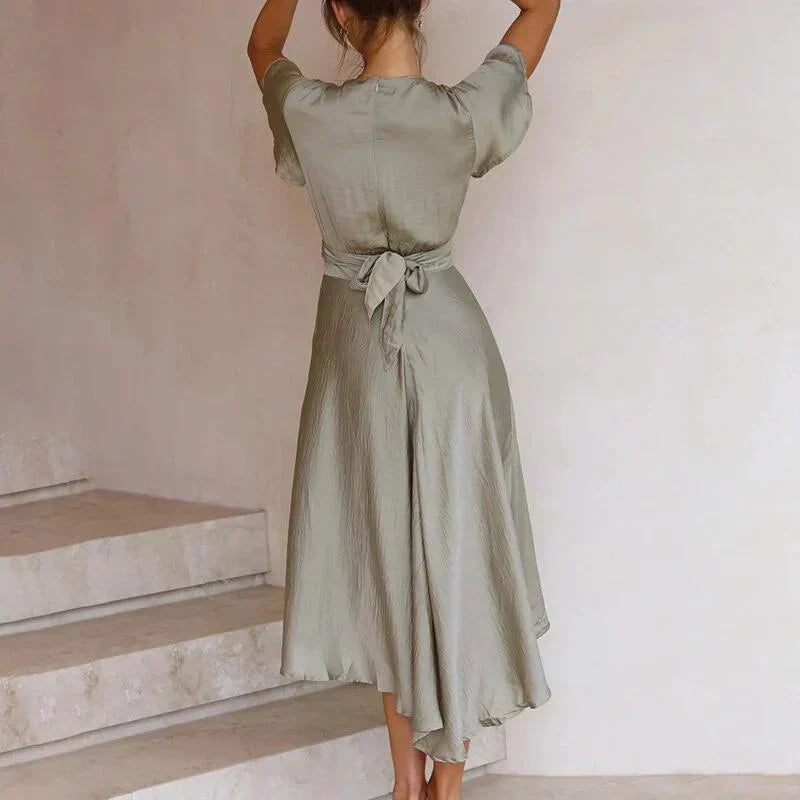 Dames elegante zomerjurk voor speciale gelegenheden in Roze 4