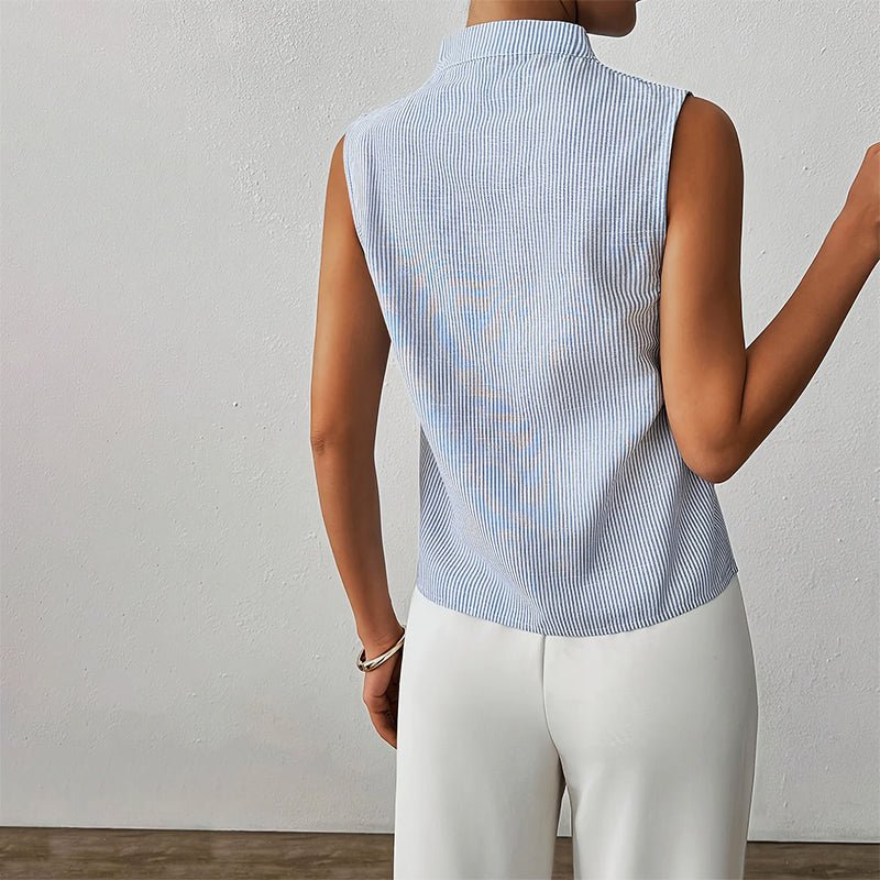 Dames Gestreepte Blouse voor Kantoor (7)