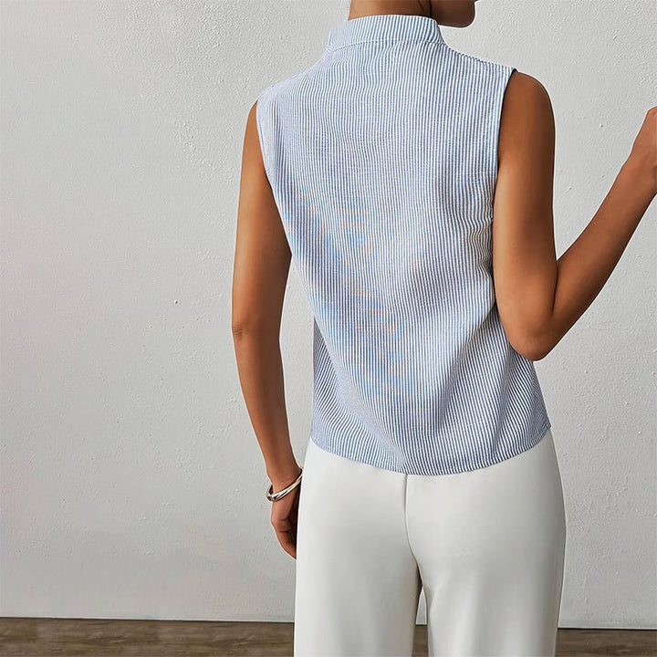 Dames Gestreepte Blouse voor Kantoor (7)