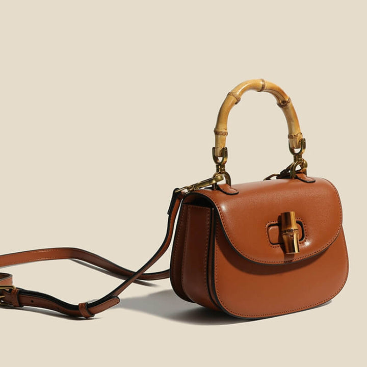 Dames handtas met bamboe accenten (5)