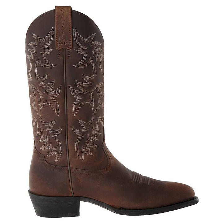Dames Laarzen in authentieke Western-Vintage-Stijl in Zwart 10