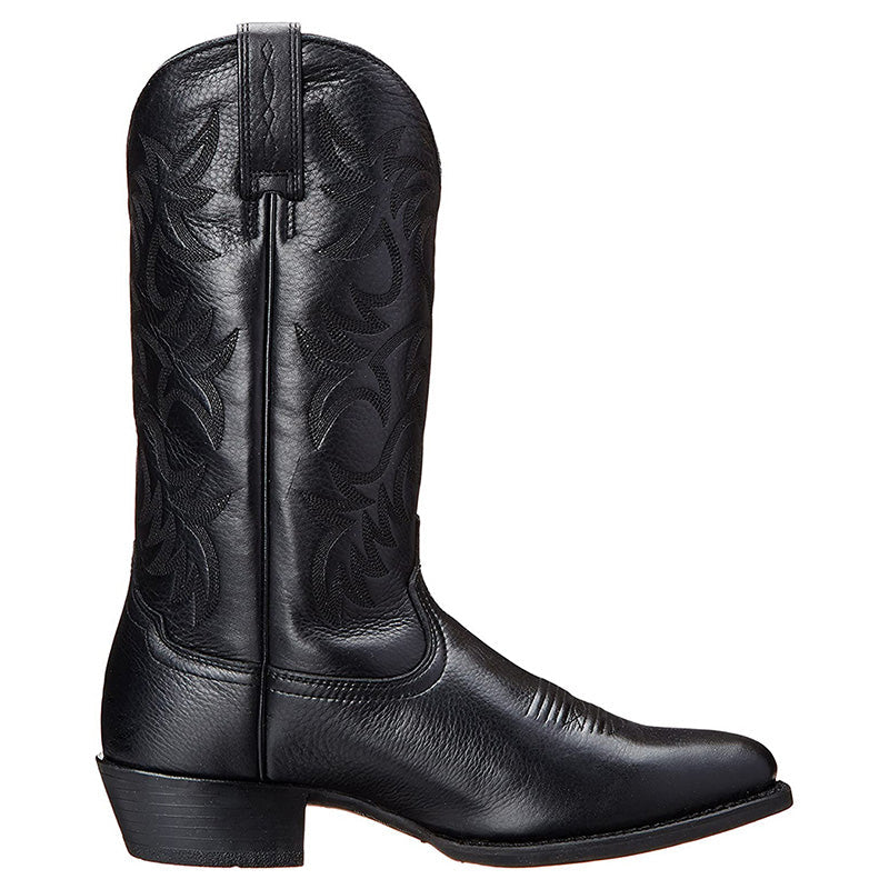 Dames Laarzen in authentieke Western-Vintage-Stijl in Zwart 4