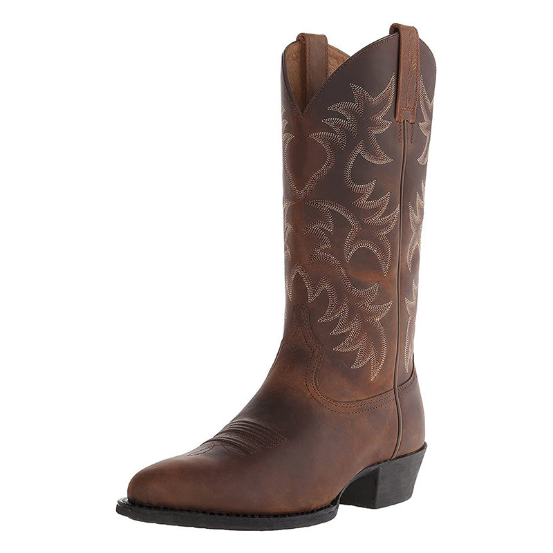 Dames Laarzen in authentieke Western-Vintage-Stijl in Zwart 6