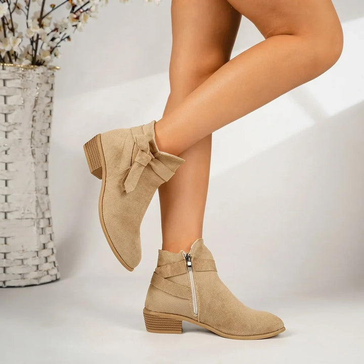 Dames laarzen met blokhak voor kerstoutfit (7)