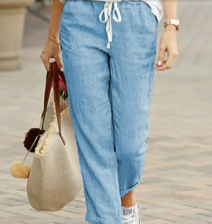 Dames Linnen Broek voor Casual Dagen (5)