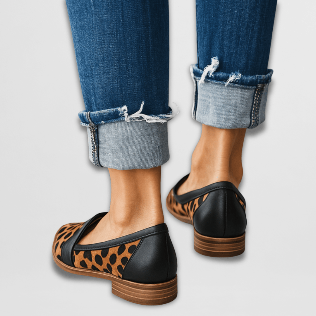 Dames loafer elegant spitse suède (5)