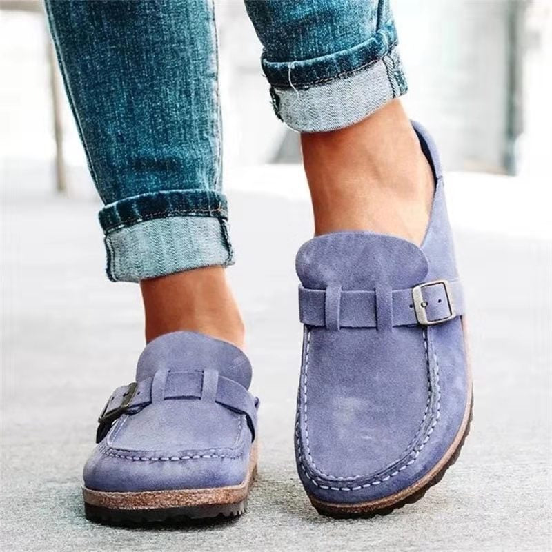 Dames Loafer in Elegante Stijl voor Voorjaar in Paars