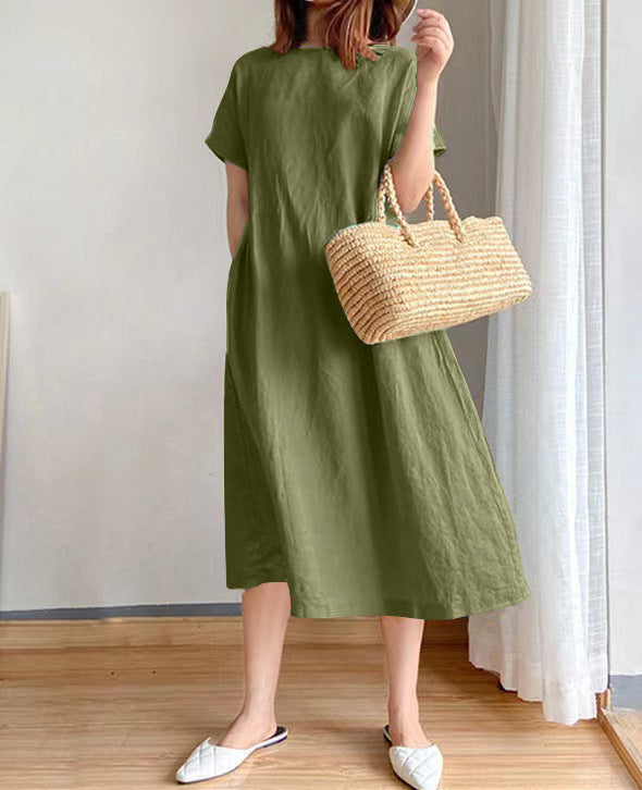 Dames luchtige zomerjurk voor elke gelegenheid in Groen 1