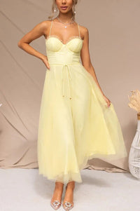 Nikki | Dames Jurk Midi voor Zomerbruiloften