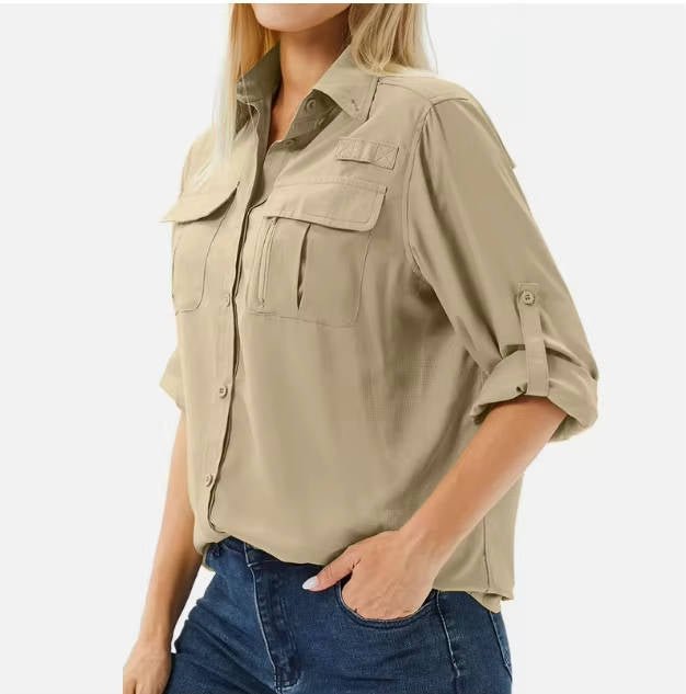 Dames Trekking-Blouse met UV-Bescherming (7)