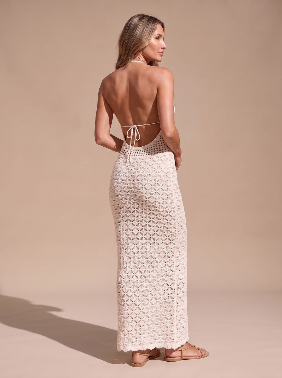 Dames trui halter maxi jurk (3)