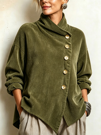Nina | Dames Trui in Cord-Textuur voor Herfst