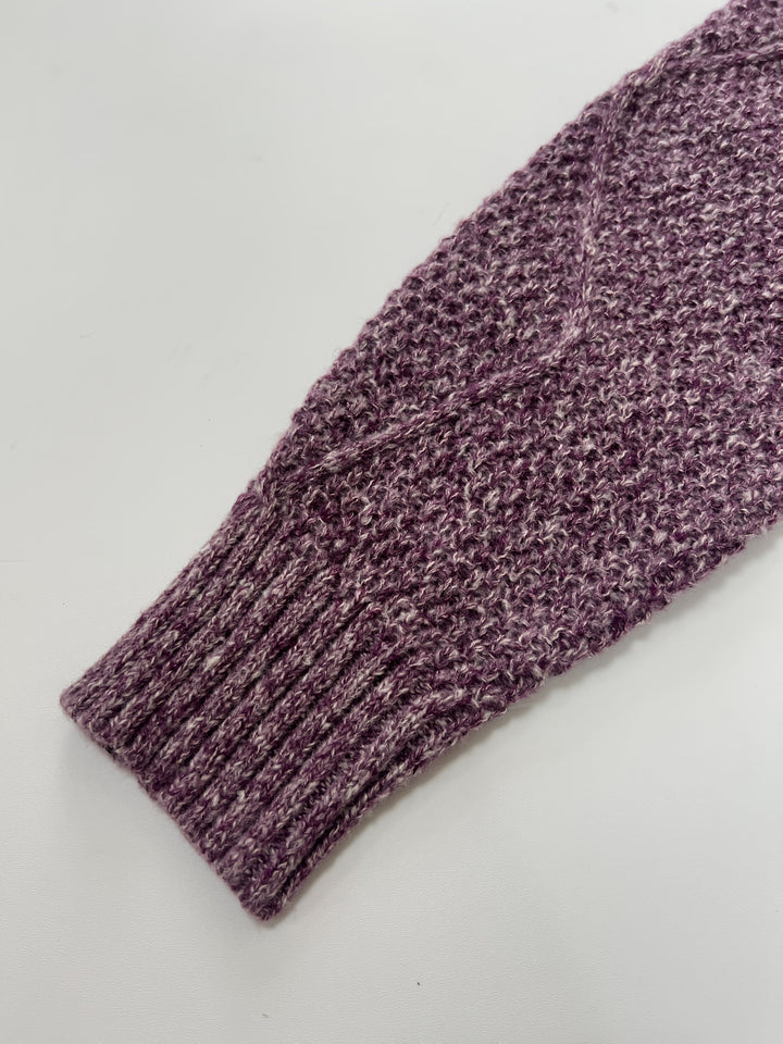 Dames trui jurk met kabelsteek (6)