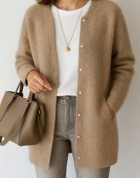 Nina | Dames trui oversized halflang casual