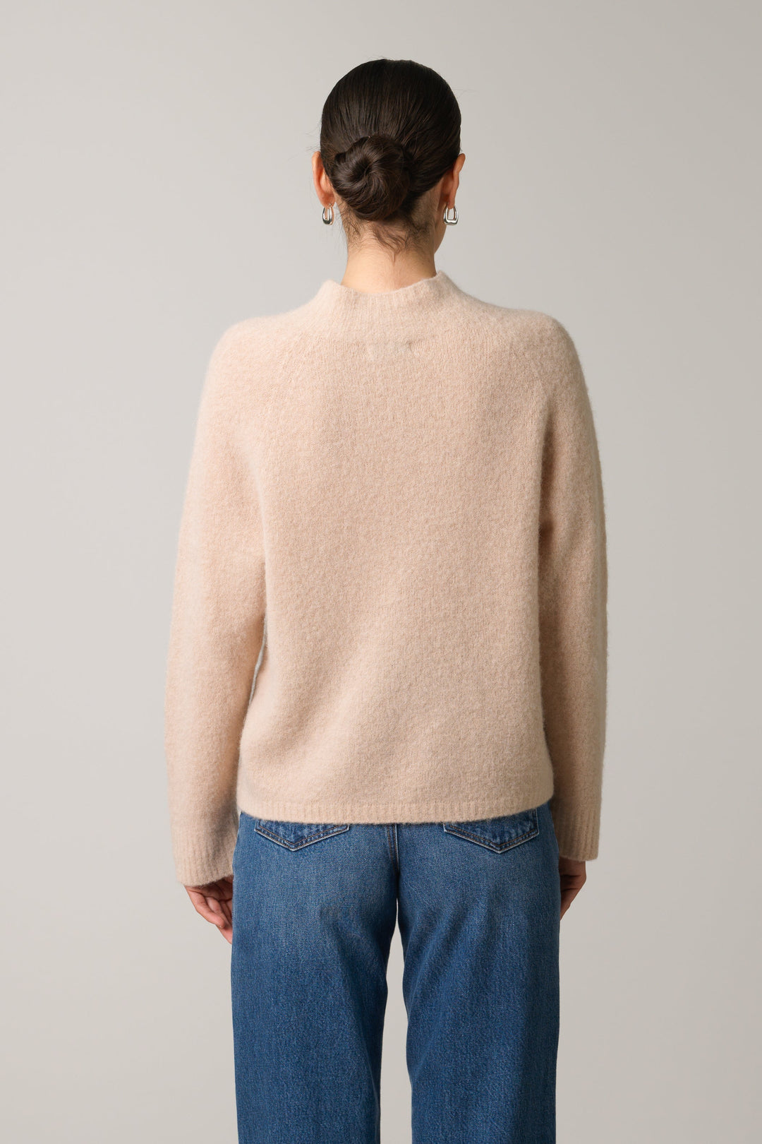 Dames trui uit alpaca-wol in beige (4)
