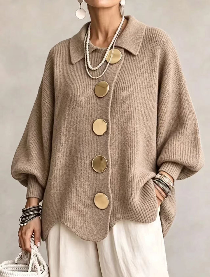 Dames trui voor alledag in casual stijl in Khaki