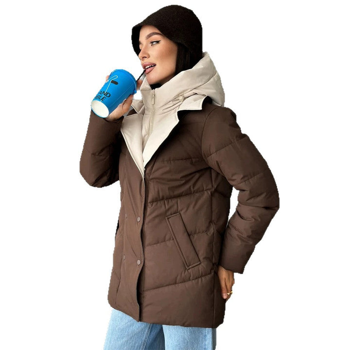 Dames winterjas gewatteerd met afneembare binnenjas (5)