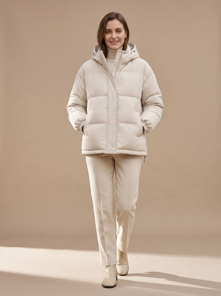 Dames Winterjas Puffer Oversized met Capuchon