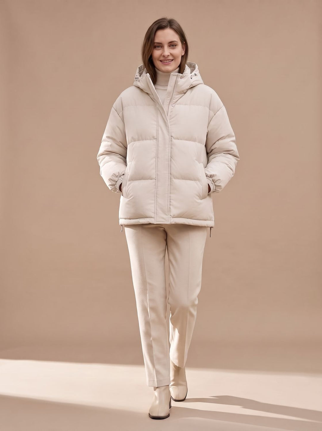 Dames Winterjas Puffer Oversized met Capuchon (3)