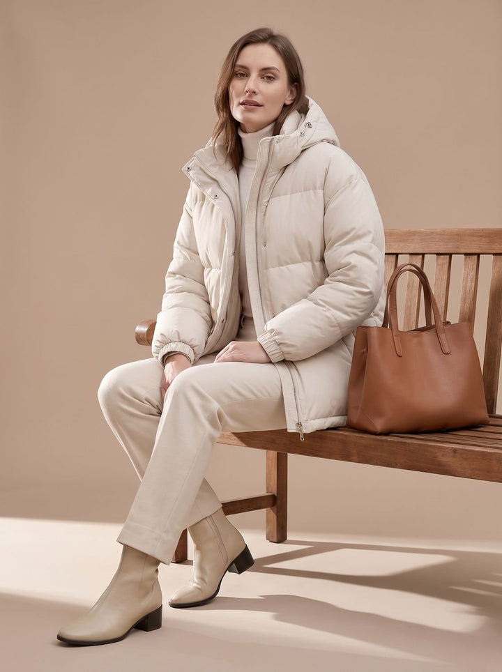 Dames Winterjas Puffer Oversized met Capuchon (4)