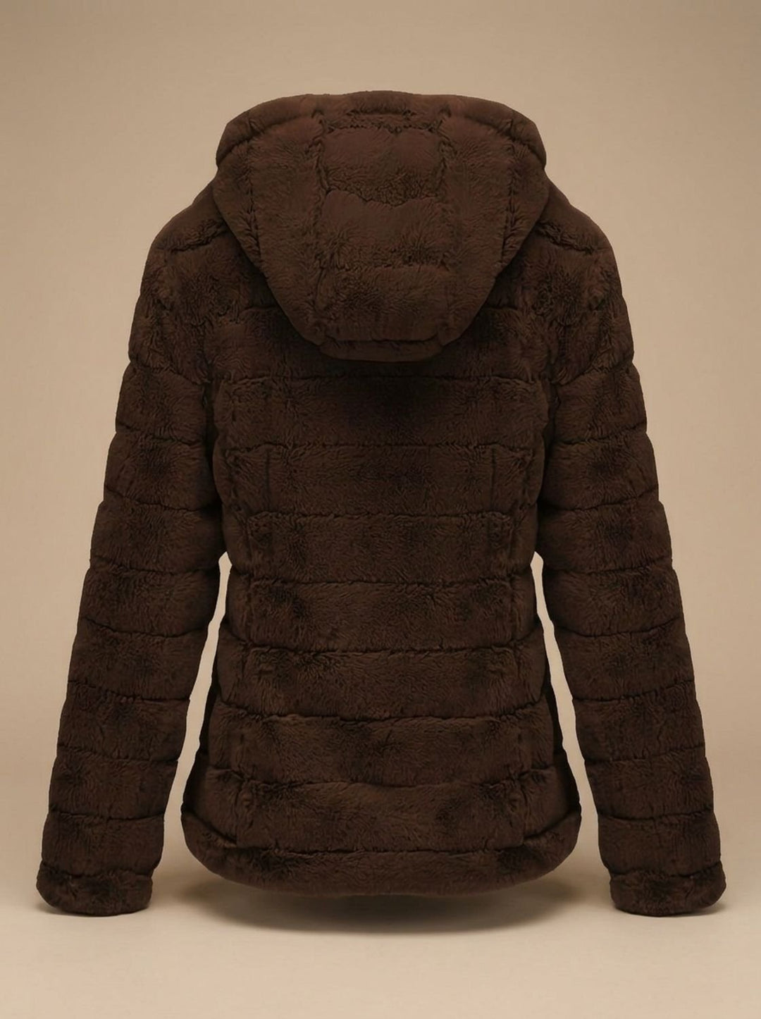Dames Winterjas Teddy Nepbont met Capuchon (13)