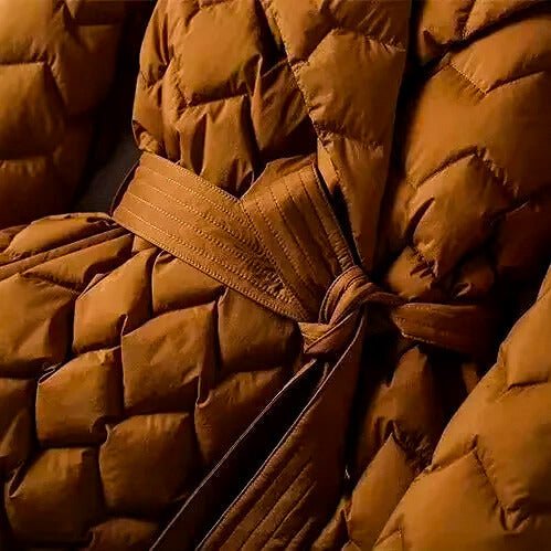 Dames winterjas warm gequilted down (6)