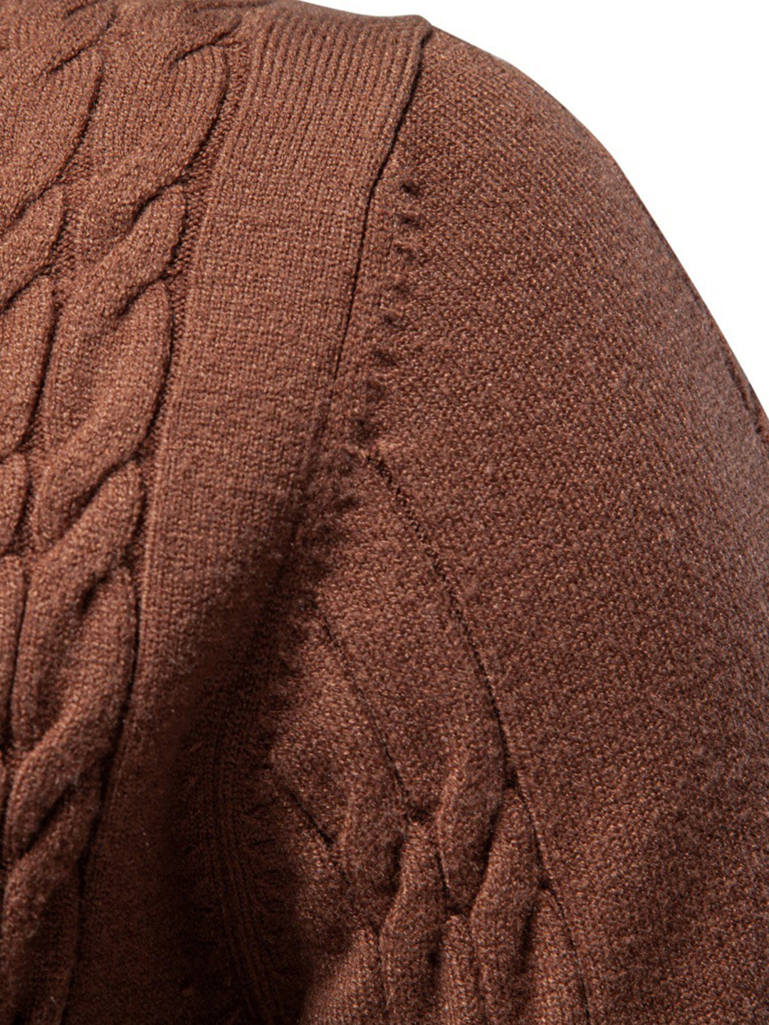 Dames wintertrui kabelsteek turtleneck elegant (5)