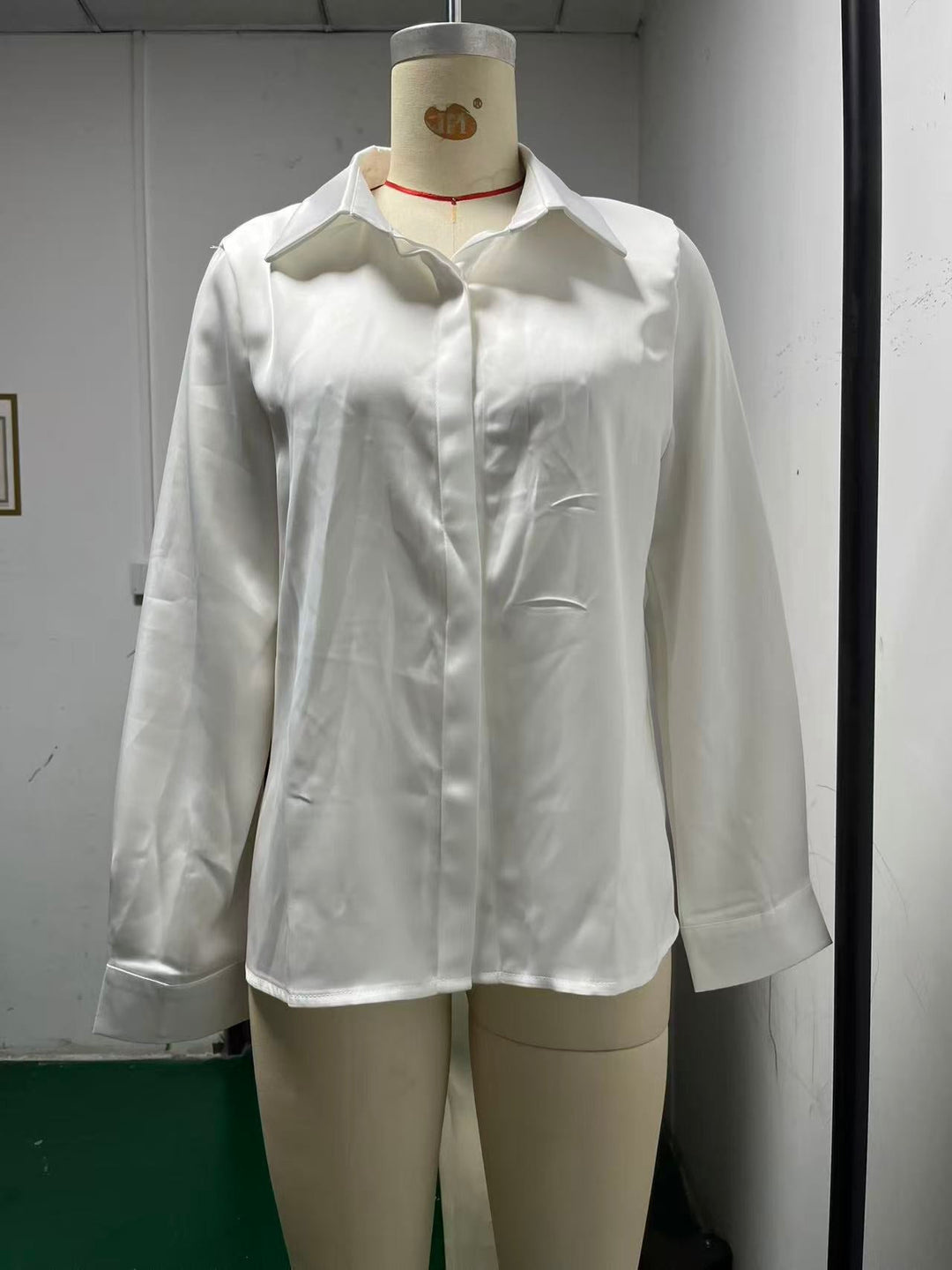 Dames Zijden Blouse Elegant (11)
