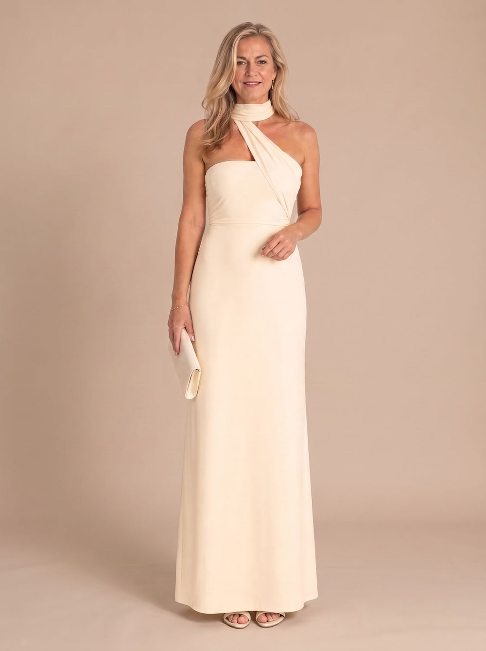 Elegante dames glitter feestjurk maxi (2)