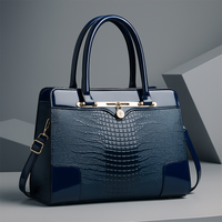 Femke | Elegante dames handtas gestructureerd in crocodile