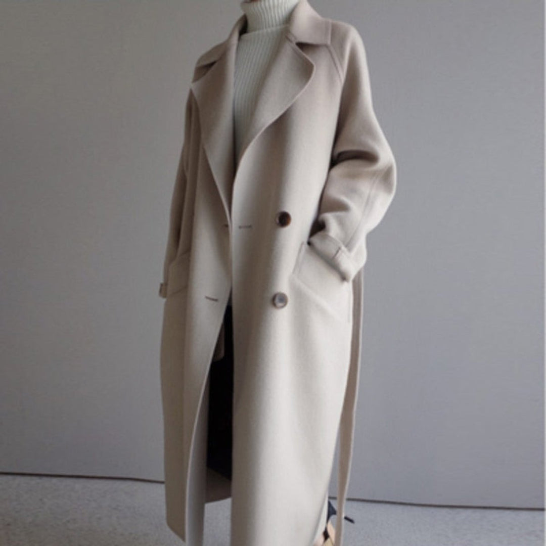 Elegante dames winterjas in longline-stijl