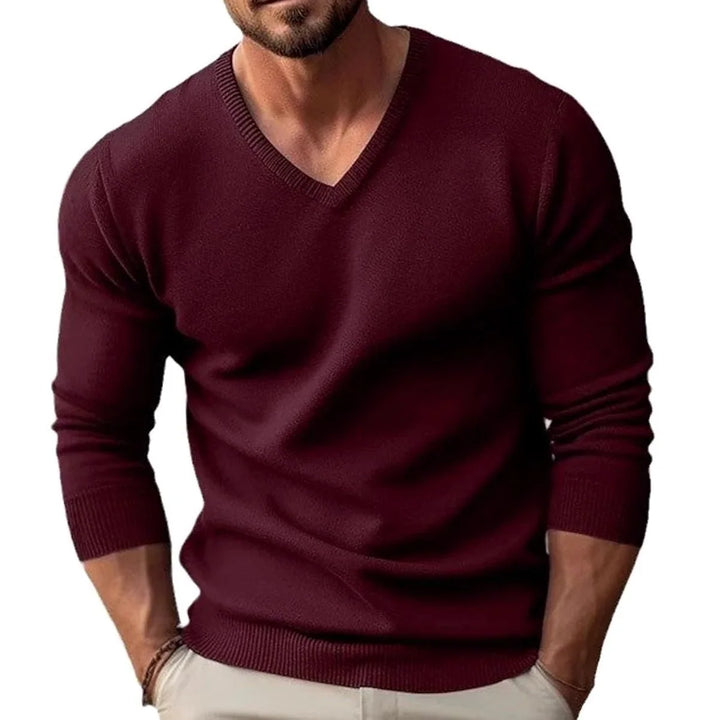 Heren Slim-Fit Fijnbrei Pullover voor Kantoor (6)