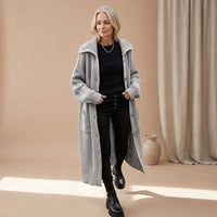 Jasmijn | Lange grofbreien oversized coltrui dames
