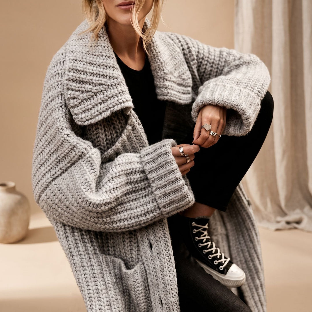Lange grofbreien oversized coltrui dames (5)