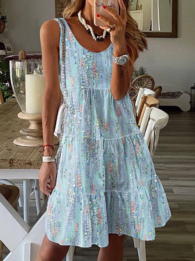 Luchtige Zomerjurk met Ruches
