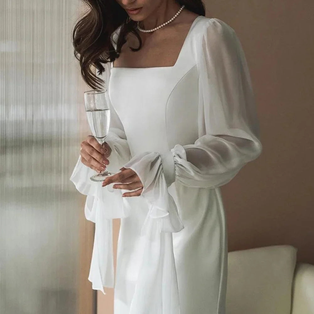 Midi Jurk Dames voor Elegante Avondgalas (4)