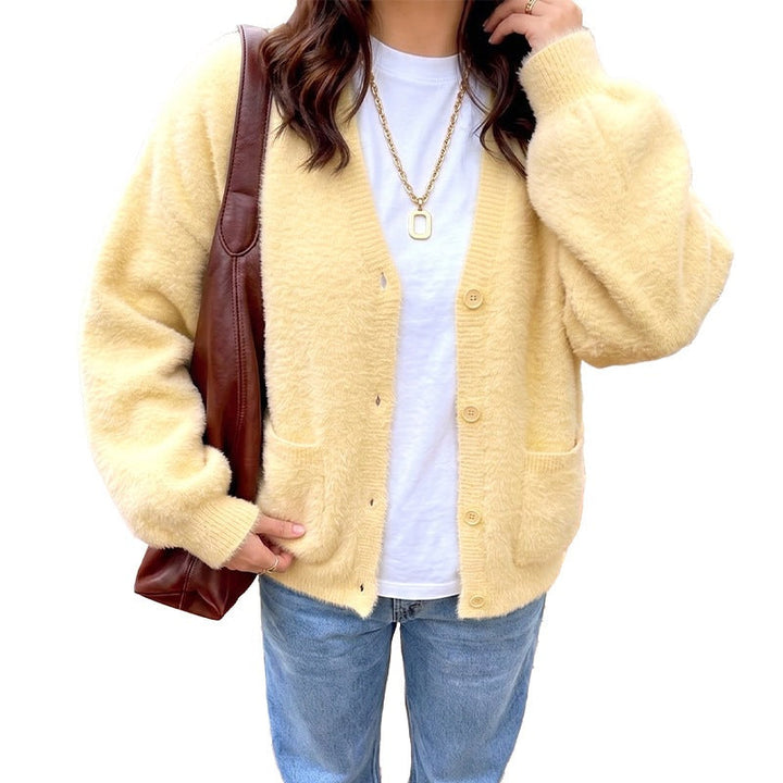 Oversized Dames Trui in Teddy-Fleece (5)