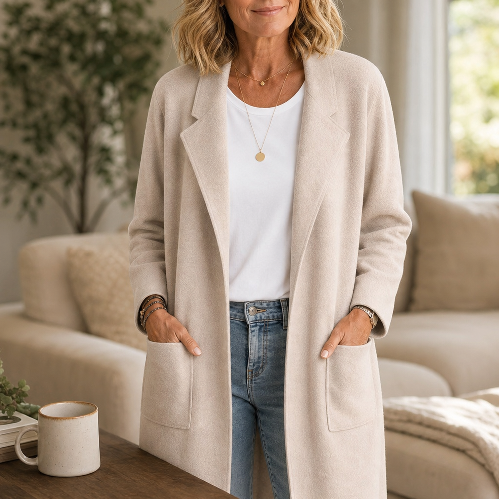 Oversized Wollen Winterjas voor Dames (2)