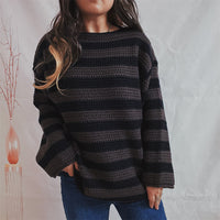 Emma | Trui dames oversized met strepen voor herfst