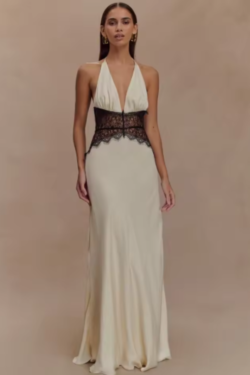 Vrouwen Open-Rug Maxi Jurk Bruiloftsgast (8)