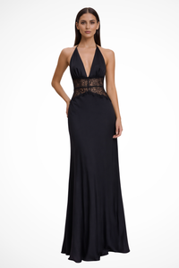 Jasmijn | Vrouwen Open-Rug Maxi Jurk Bruiloftsgast