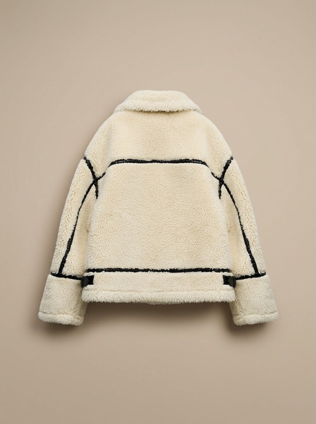 Winterjas dames fleece teddy zachte (3)