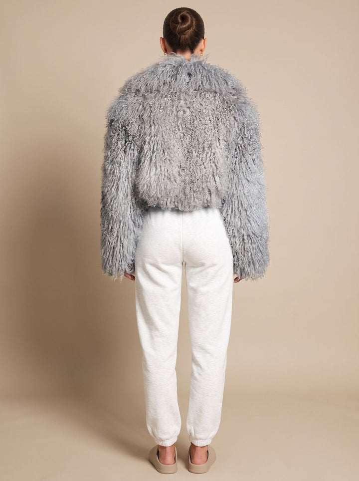 Winterjas dames in faux-fur teddy-stijl volumeuze snit (8)