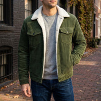 Jesse | winterjas dames in tailored corduroy voor herfst