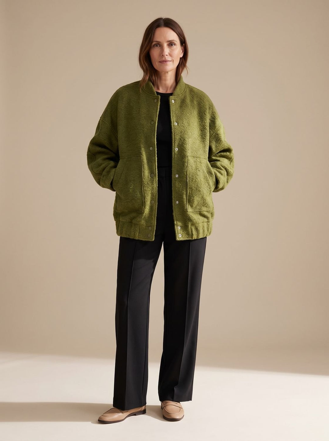 Winterjas Dames Oversized Teddy Casual