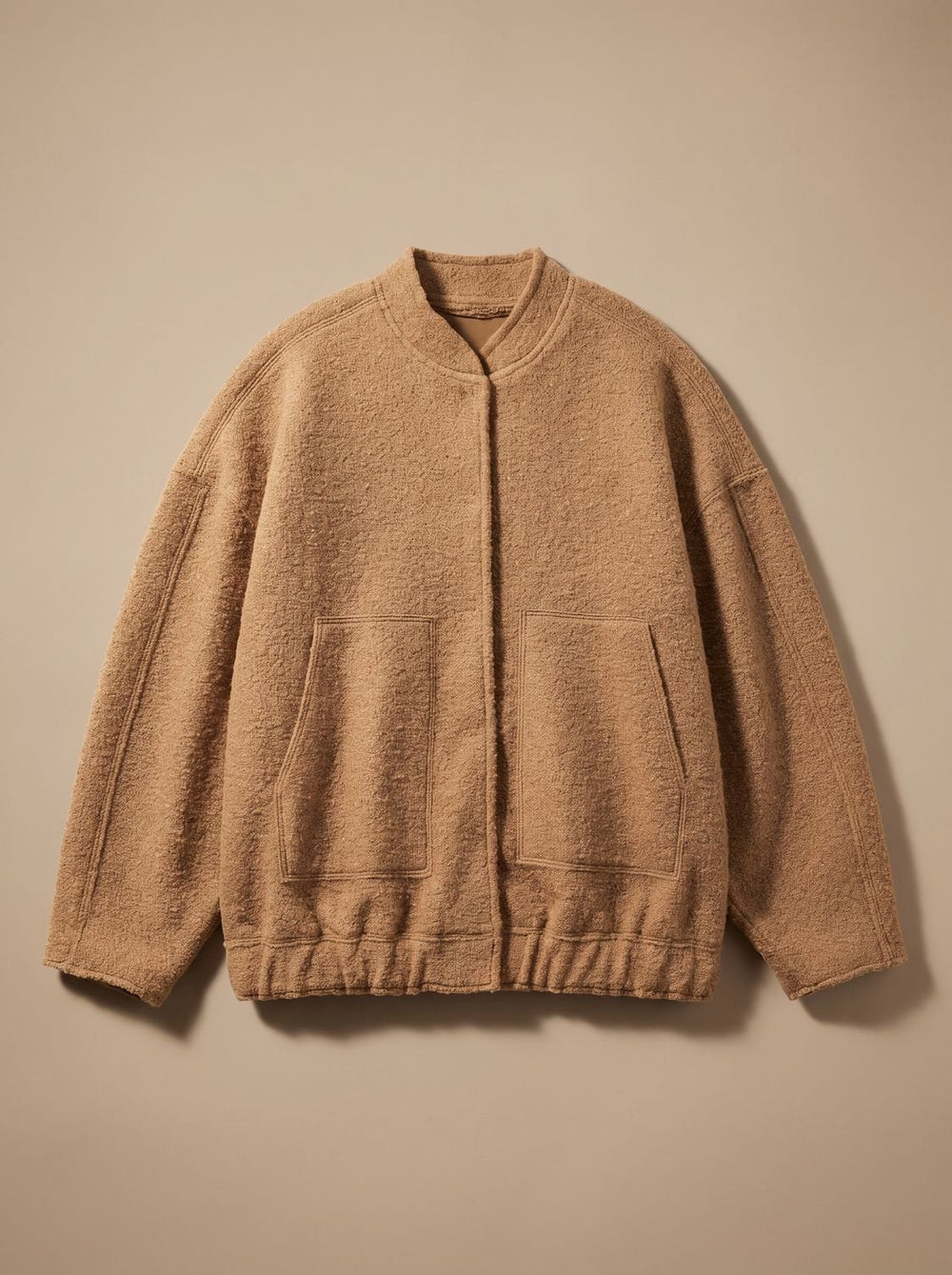Winterjas Dames Oversized Teddy Casual in Bruin